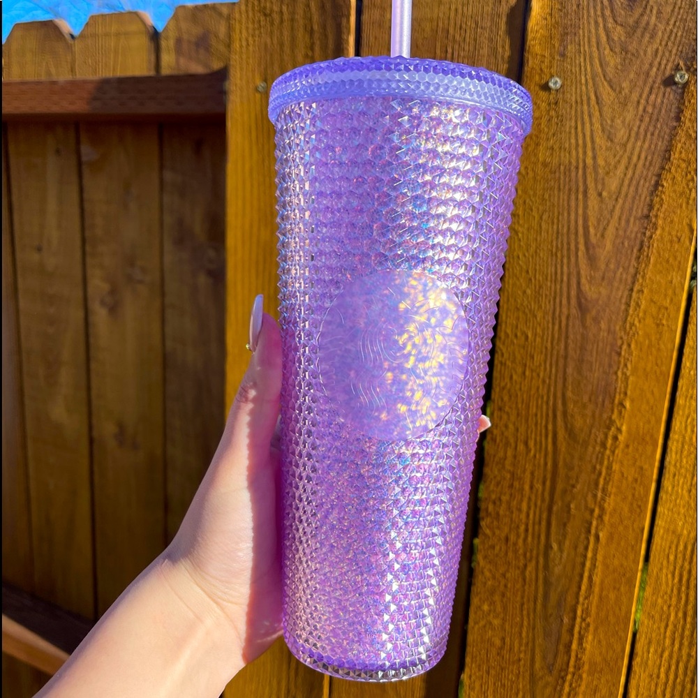 Starbuck 💜Purple Glitter💜 Studded Cold Cup